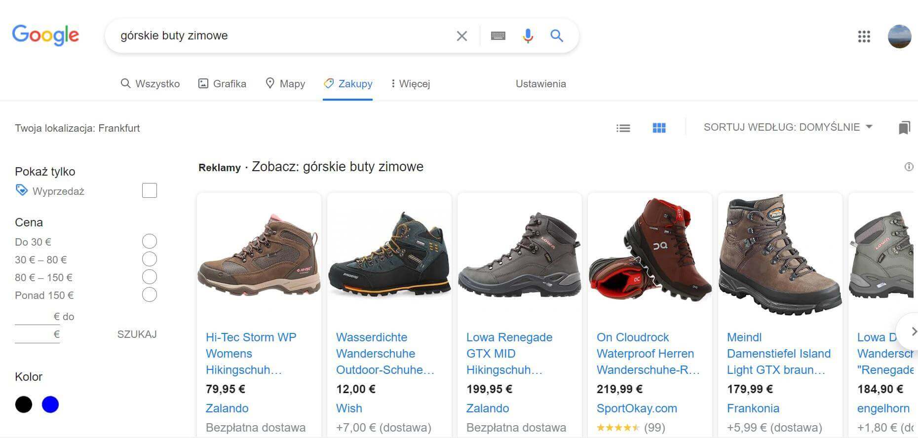 Znaczenie kolorów Znaczenie koloru - przykład