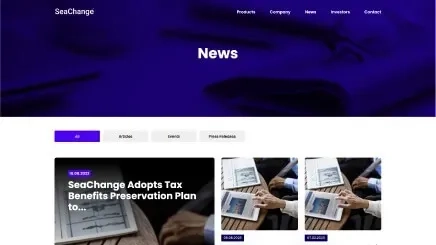 Website for Seachange 