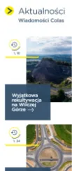 Witryna Colas widok dla urządzeń mobilnych