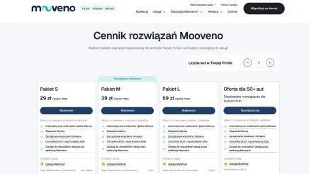 Cennik rozwiązań w Mooveno