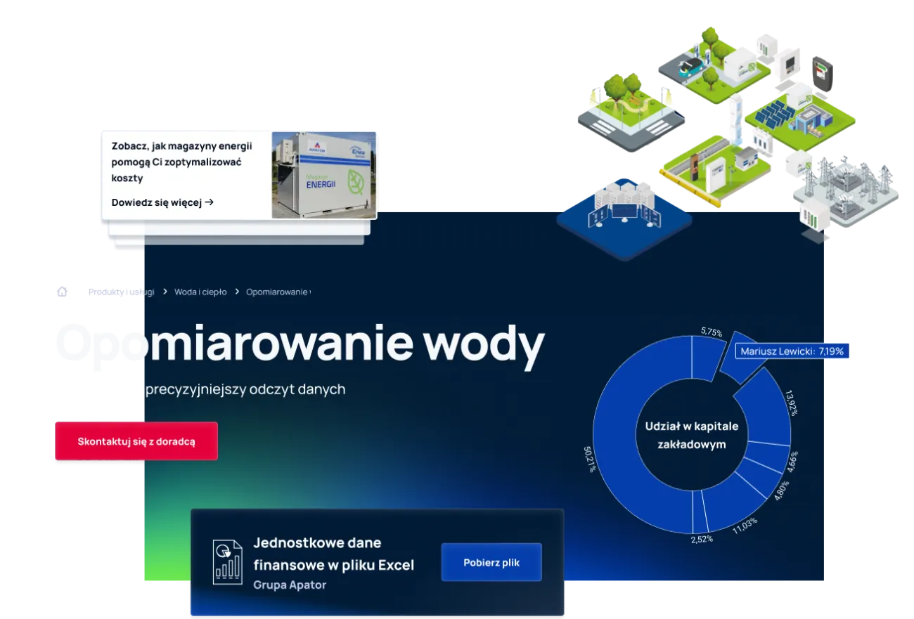 Strona Apator - cel projektu Cel projektu Apator