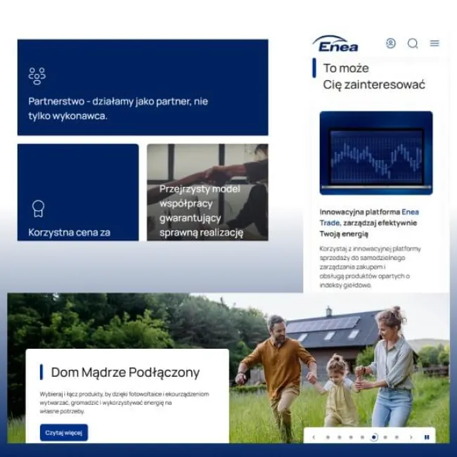 A sneak peek of Enea's new website