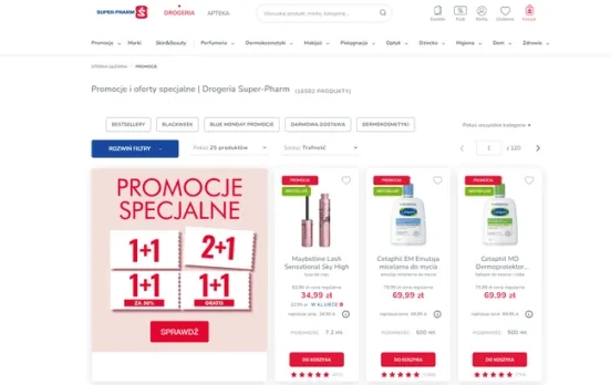 Strona na Magento - Superpharm