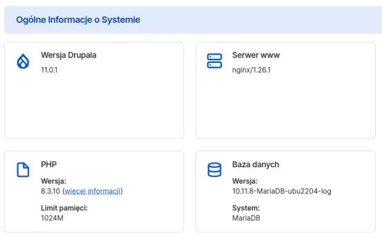 Drupal 11 - wymagania