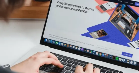 Strona internetowa ze sklepem