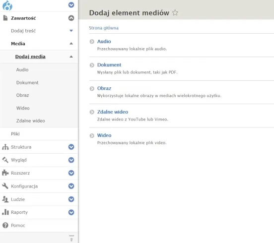 Zarządzanie mediami w Drupalu