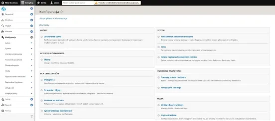 konfiguracja cms drupal