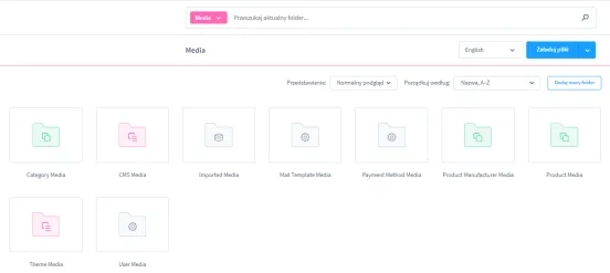 Zarządzanie mediami Shopware 6