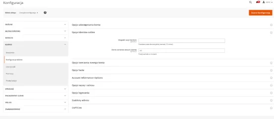 Konfiguracja ustawień pojedynczych klientów w Magento