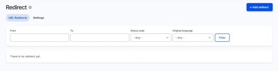 How to edit a redirect?