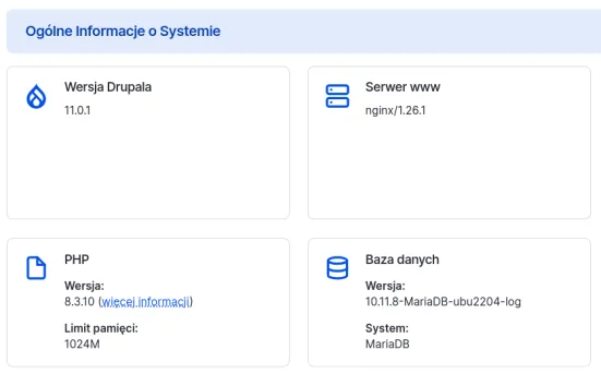 Drupal 11 - wymagania