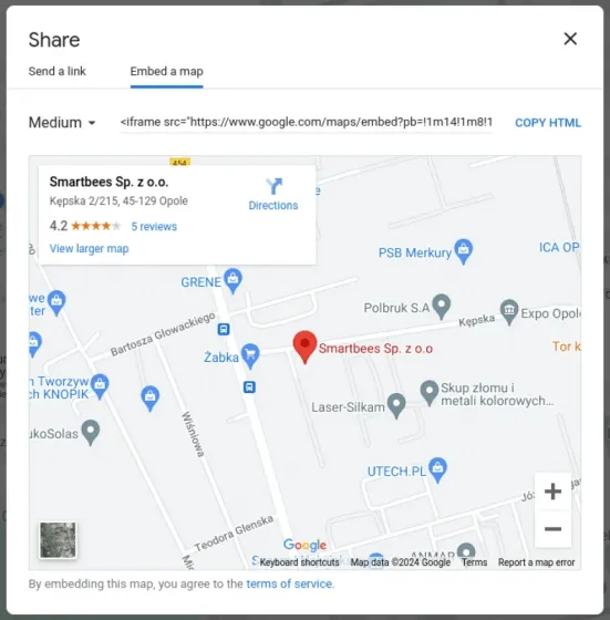 Simple Google Maps module