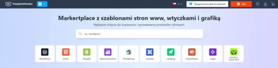 Template Monster - strona do inspiracji