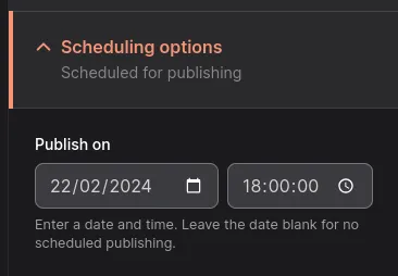 Additional module features