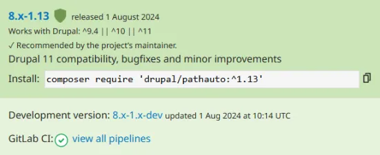 Instalacja modułu Pathauto