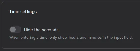 Specified date and time
