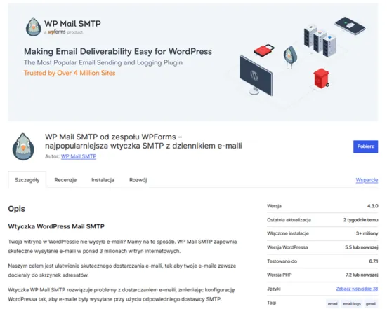 Wtyczka WP Mail SMTP