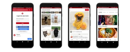 Pinterest PWA