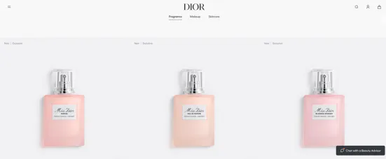 Sklep Dior na Magento