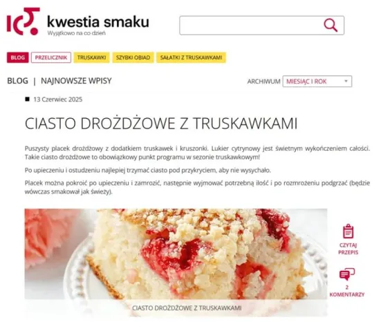 Kwestia smaku - blog