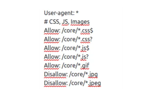 Example of robots.txt