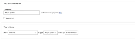 Basic information about Drupal gallery
