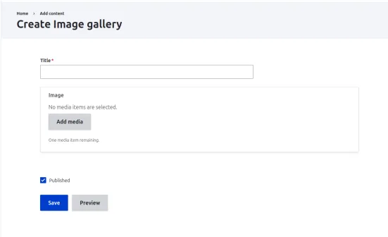 Drupal - create views gallery
