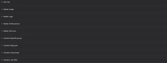 Structured data configuration