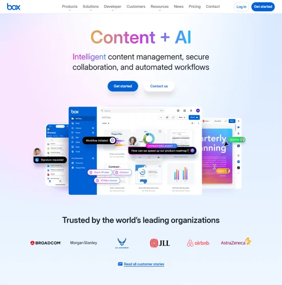 Strona internetowa Box postawiona na Drupalu