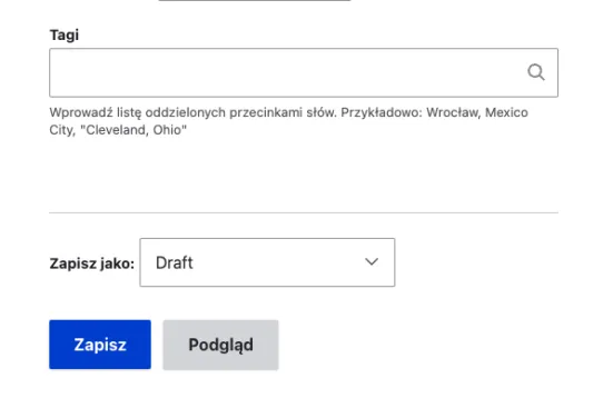 Jak stworzyć draft contentu