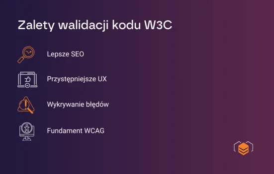 Korzyści płynące z przeprowadzania walidacji W3C