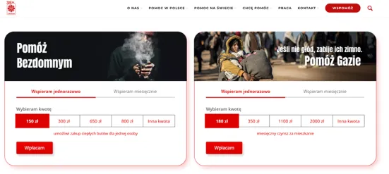 Strona na Joomla - Caritas