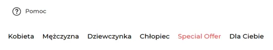 Drzewko kategorii w sklepie Reserved