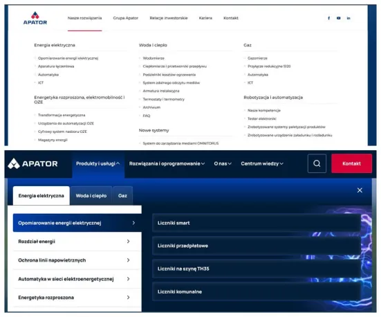 Apator - redesign