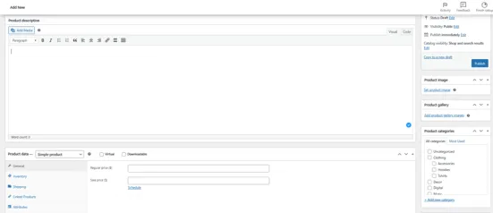 Dodawanie produktów do katalogu