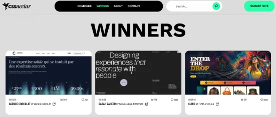 Inspiracje – CSS Nectar