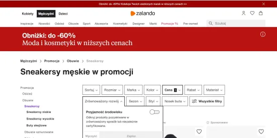 Filtrowanie fasetowe w sklepie internetowym