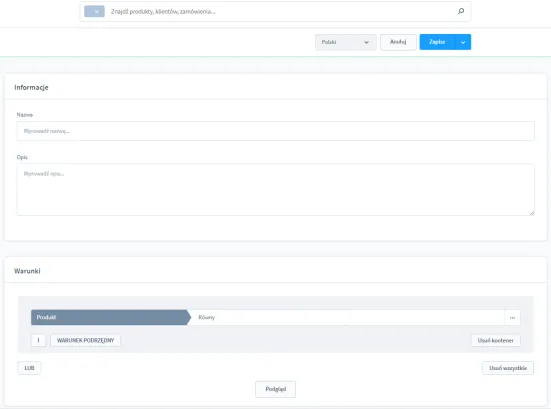 Zarządzanie dynamicznymi grupami produktu Shopware 6