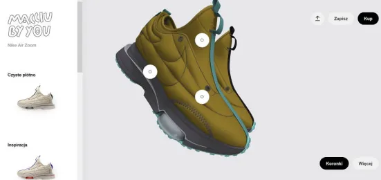 Konfigurator butów Nike