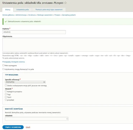 Jak zarządzać treścią w Drupalu?