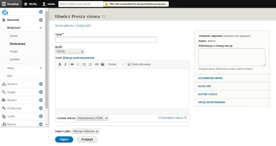 Tworzenie prostej strony