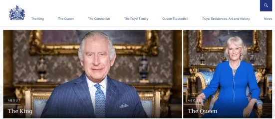 The Royal Family's website