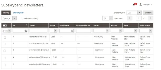 Jak anulować subskrypcję klienta?