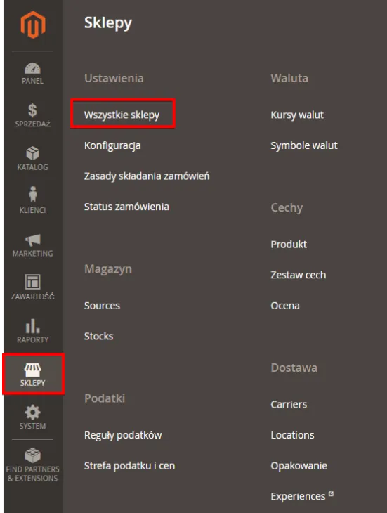 Dodanie nowej kategorii w Magento