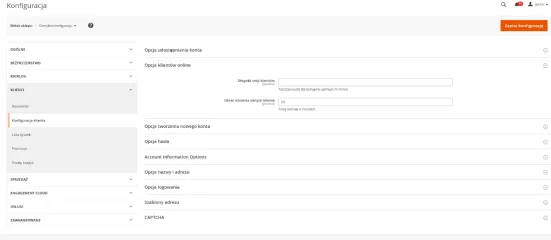 Konfiguracja ustawień pojedynczych klientów w Magento